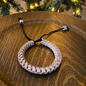 Mens Snake Bone Bracelet